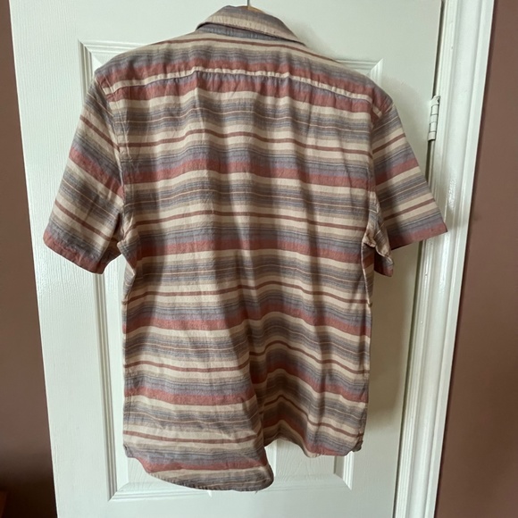 Hudson North Men's Button Down Striped Short Sleeve XL - Picture 2 of 8